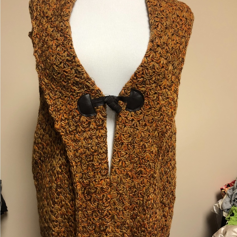 Kactus Size Large Fall Melange Colours Knit Vest